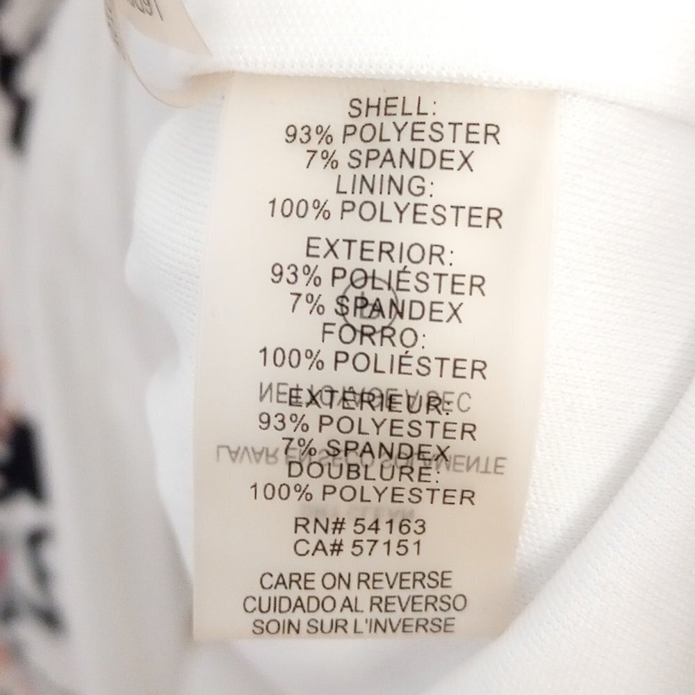 Karl Lagerfeld White Floral Fit-and-Flare Dress - Picture 12 of 14